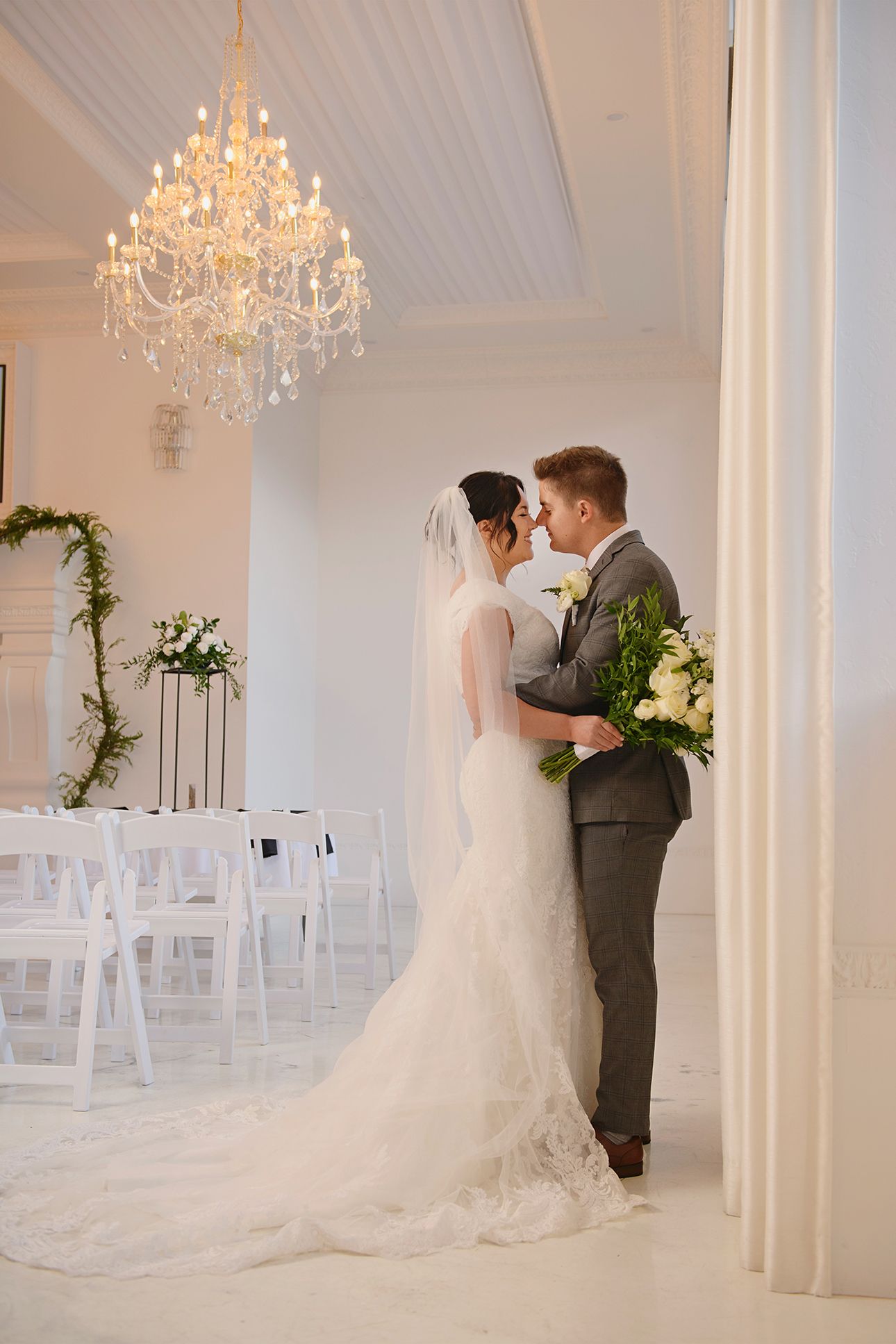 A romantic wedding moment captured at the Valentine Ballroom in pocatello Blackfoot, Idaho Falls, Pocatello Wedding photographer