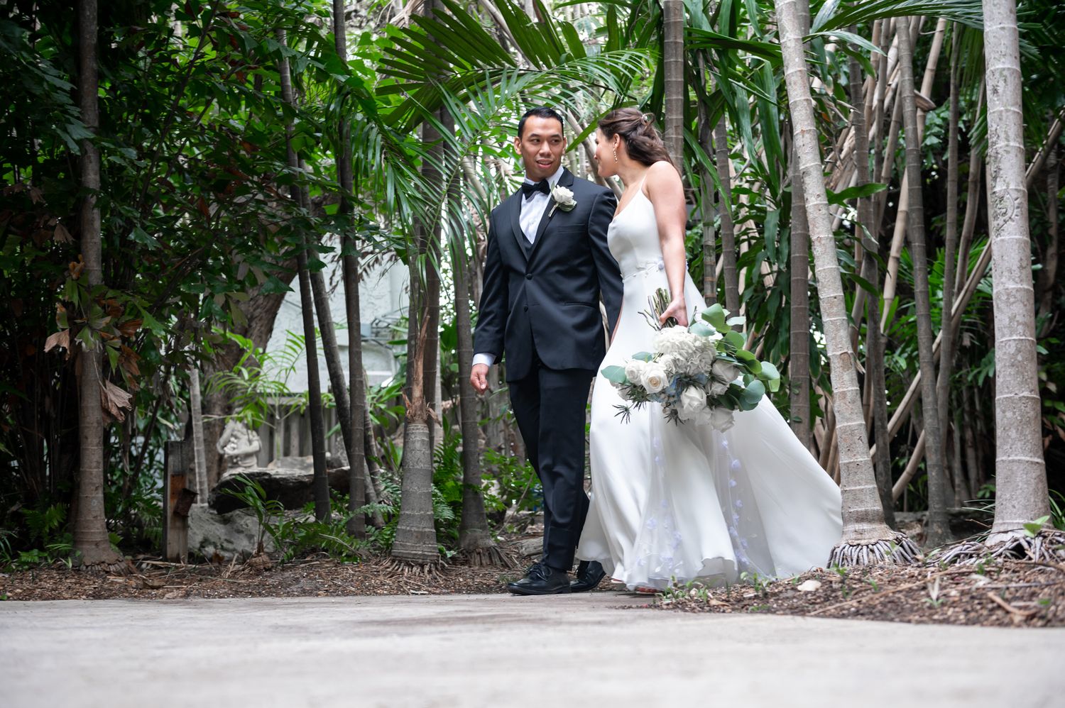 Fort Lauderdale wedding photographers captured this first look at the Baria Mar Hotel.