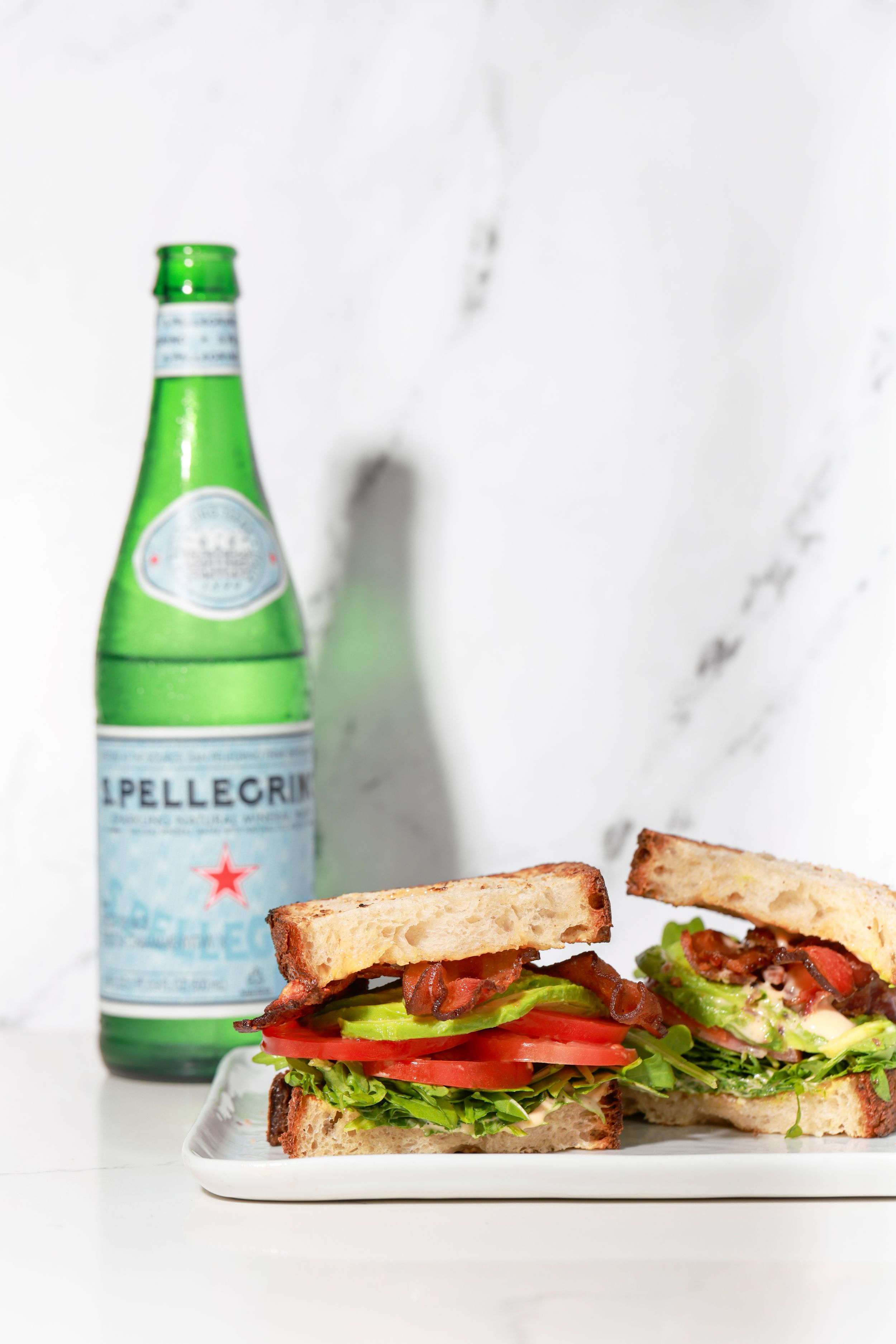 Harvest, Park City. BLTA sandwich. Brightly lit showcasing a delicious BLTA sandwich.
