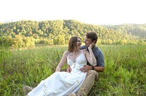 Blackberry Mountain Engagement Photos, Field Photos, Courtney Haskins, Courtney Renee Images, Knoxville, TN Engagement Photos