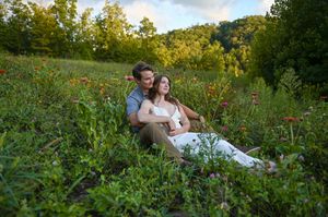 Blackberry Mountain Engagement Photos, Field Photos, Courtney Haskins, Courtney Renee Images, Knoxville, TN Engagement Photos
