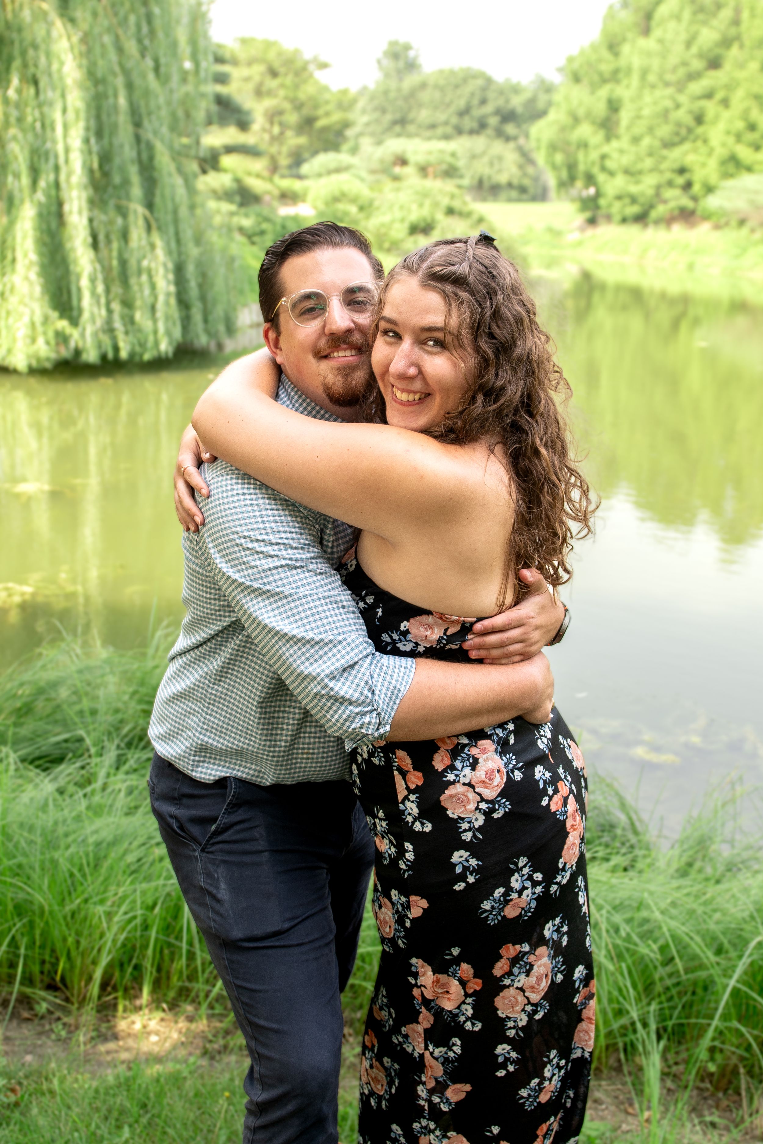 Chicago Botanical Garden Engagement Photos, Knoxville Engagement Photos, Tennessee Photographer, Knoxville Photographer, Courtney Haskins