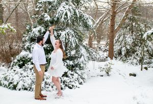 Knoxville Botanical Garden Engagement Photos, Courtney Haskins, Courtney Renee Images, Knoxville Engagement Photos,Knoxville Snow Photoshoot