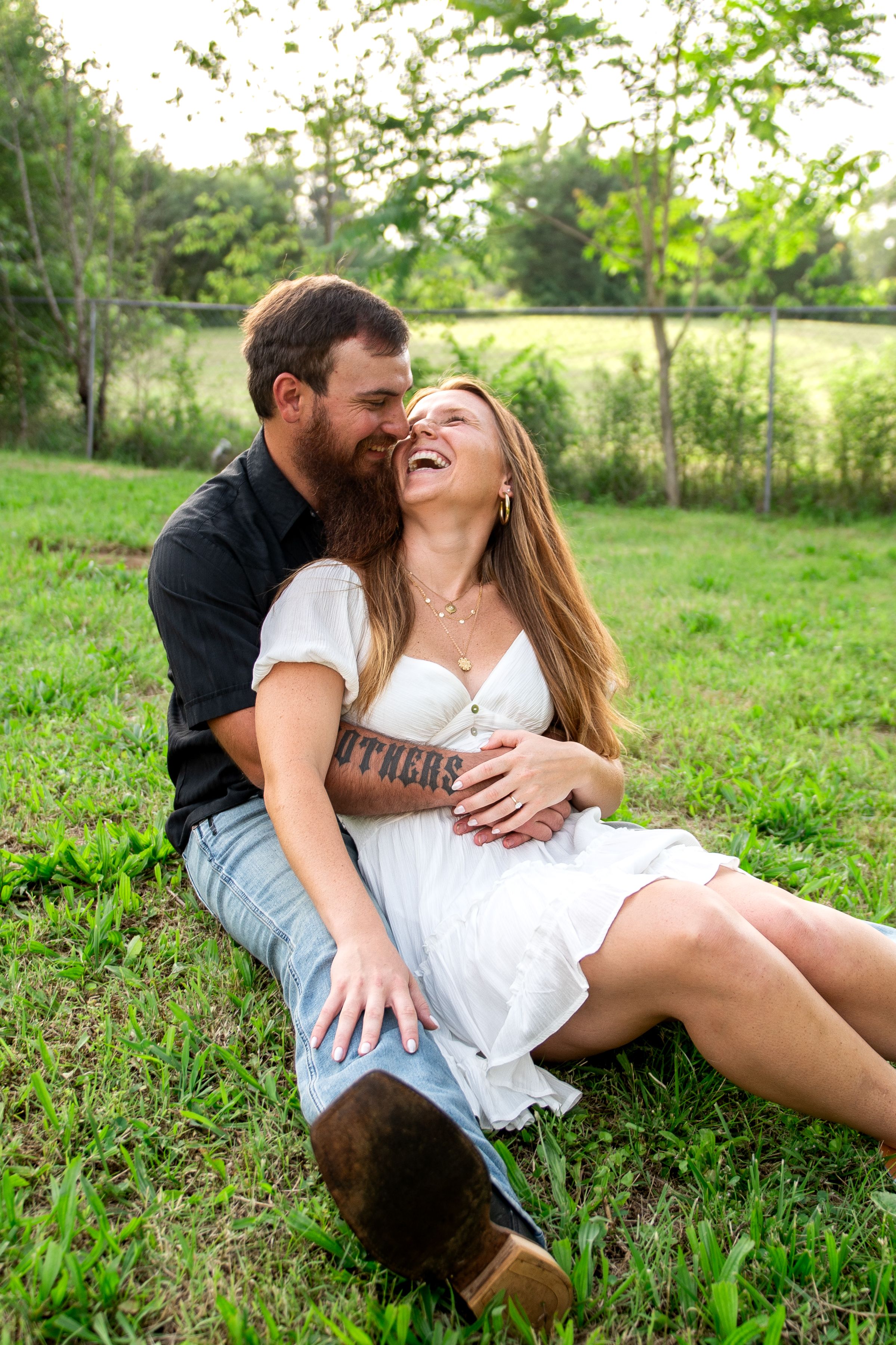 Sweetwater, TN Engagement Photos, Knoxville Engagement Photographer, Field Engagement Photos, Courtney Renee Images, Knoxville Photographer