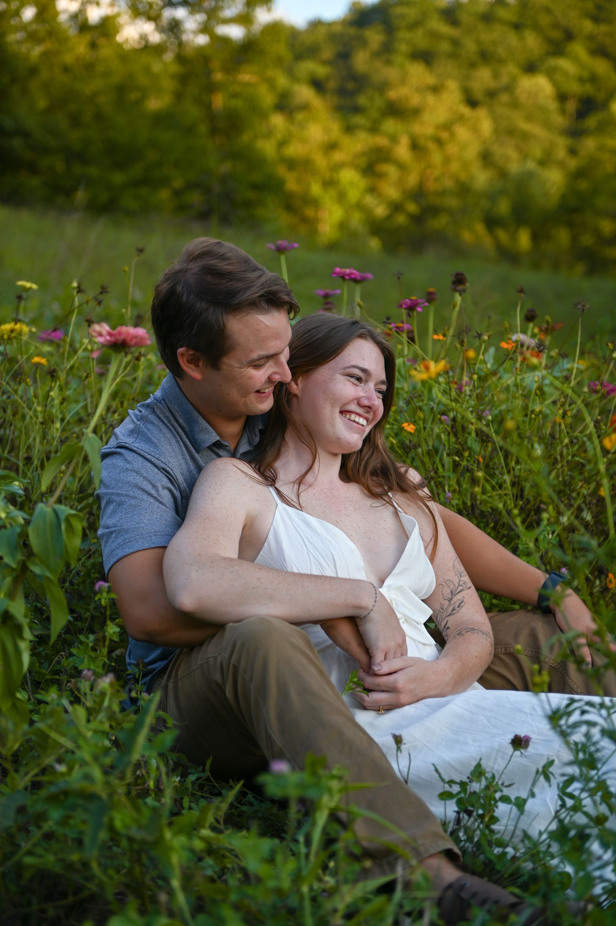Blackberry Mountain Engagement Photos, Field Photos, Courtney Haskins, Courtney Renee Images, Knoxville, TN Engagement Photos