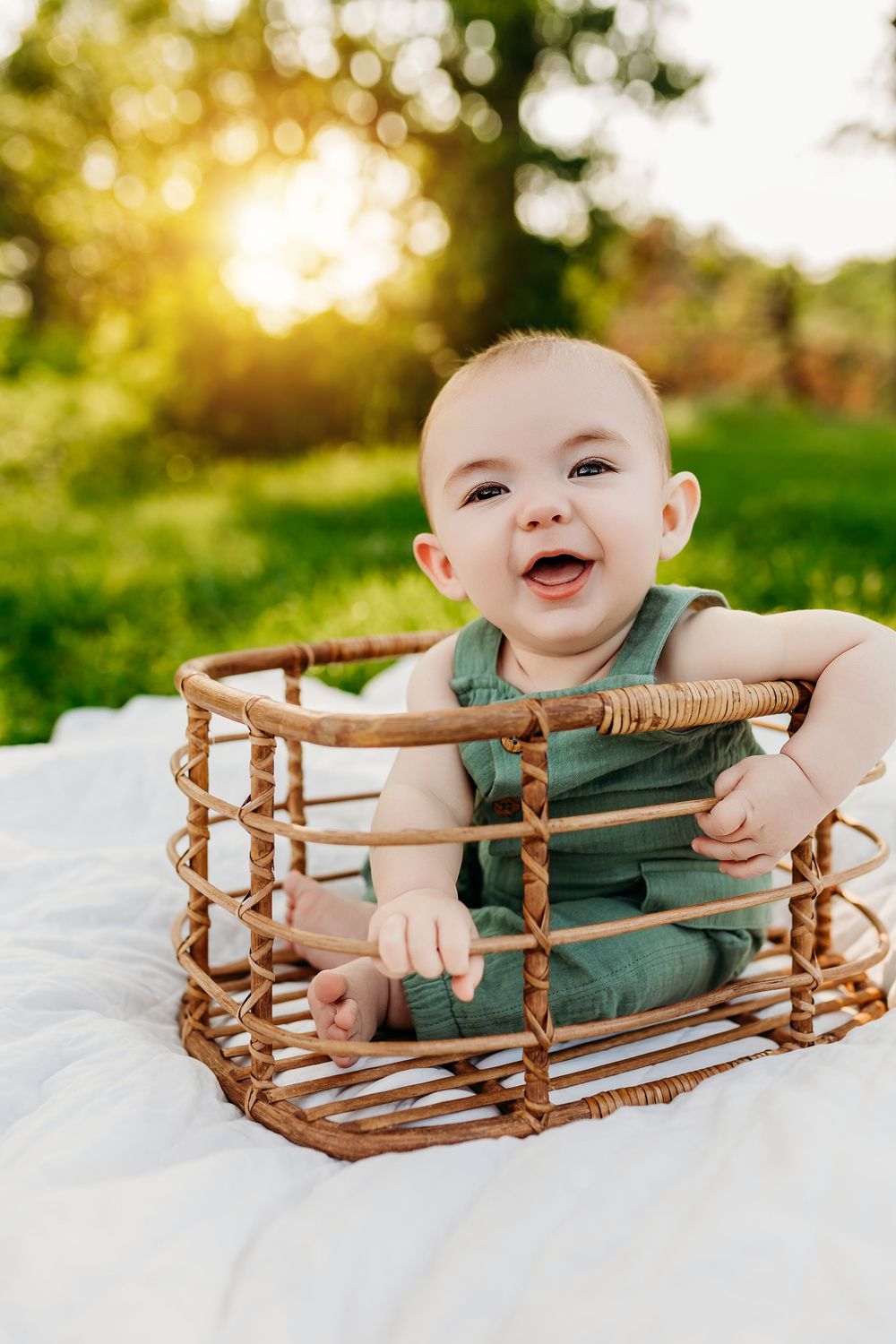 Ashland Kentucky Baby Photographer | Bailey's Photography | Outdoor Session
