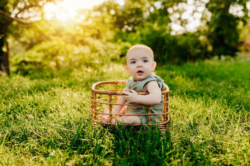 Outdoor Baby Photography | Greenup County KY | Bailey's Photography