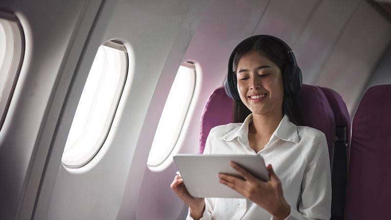 girl is reading a book