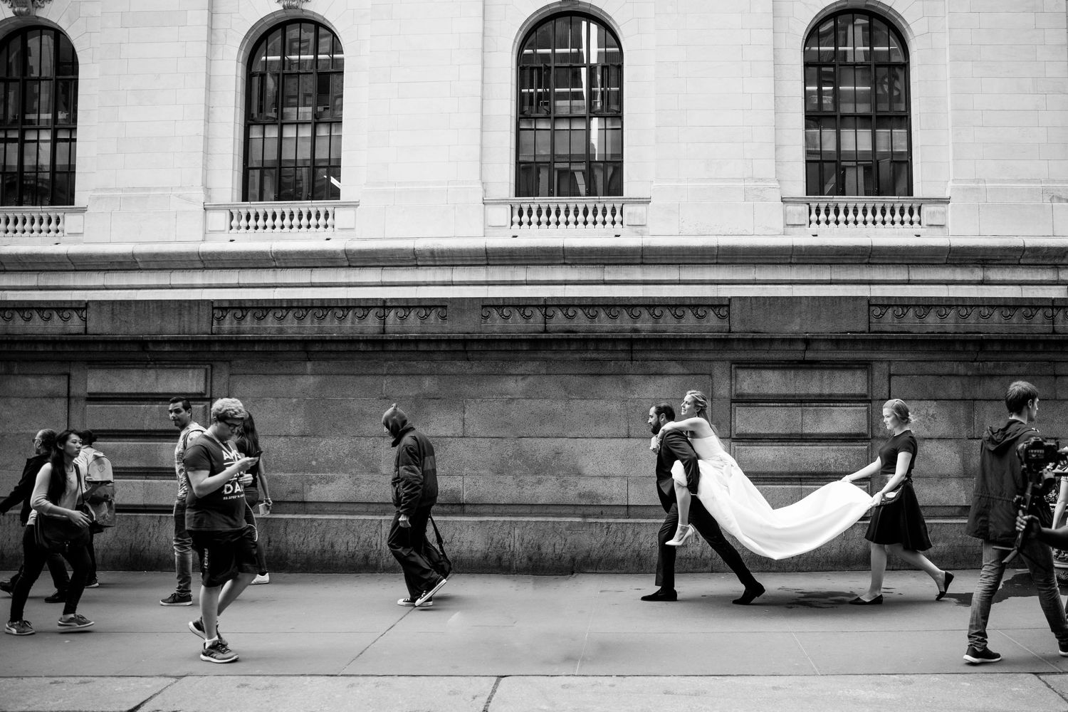 NYPL Wedding Photography by New York City's most sought after event photographer