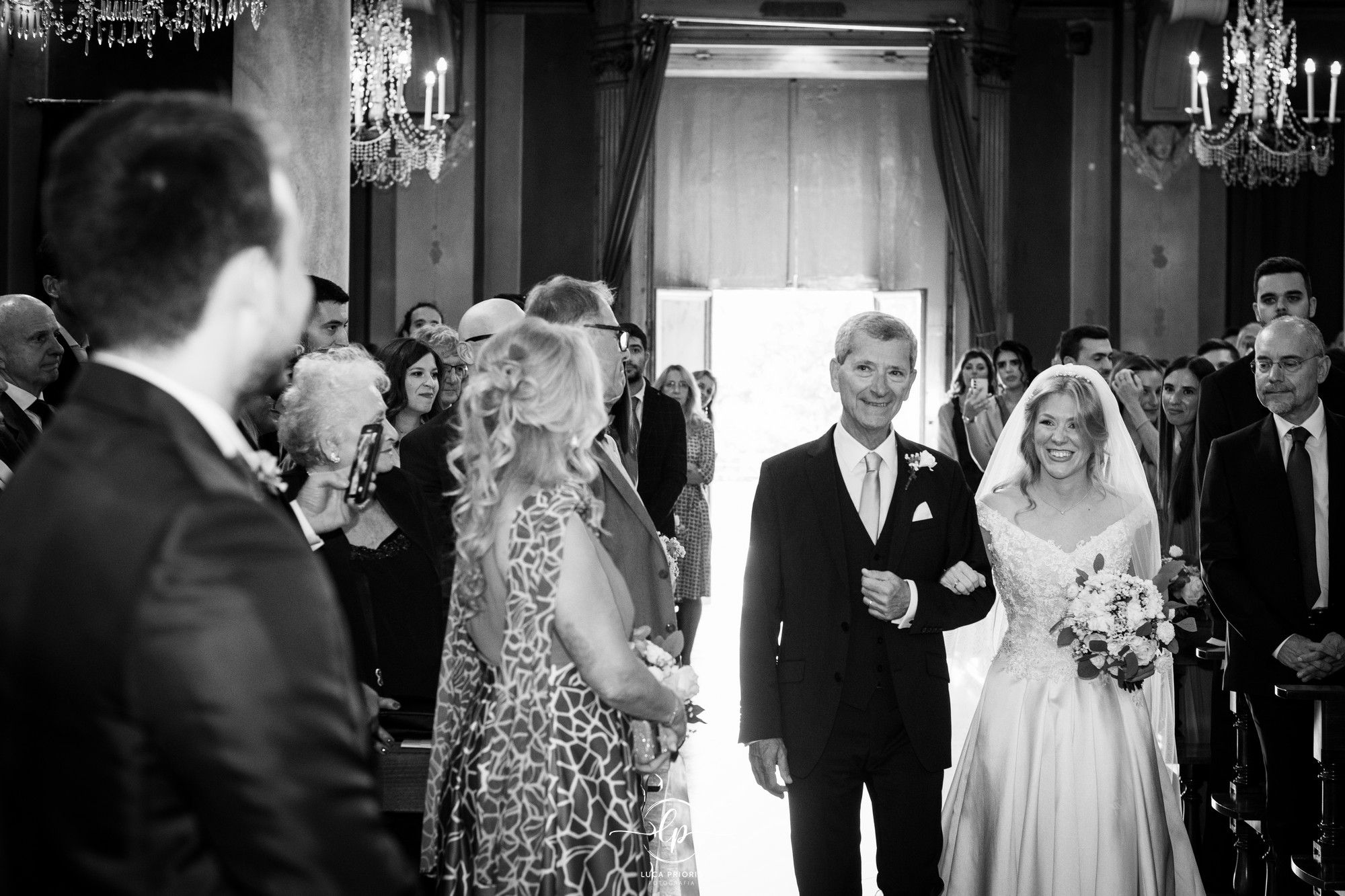 ingresso della sposa con il papà