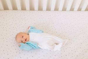 baby in cot