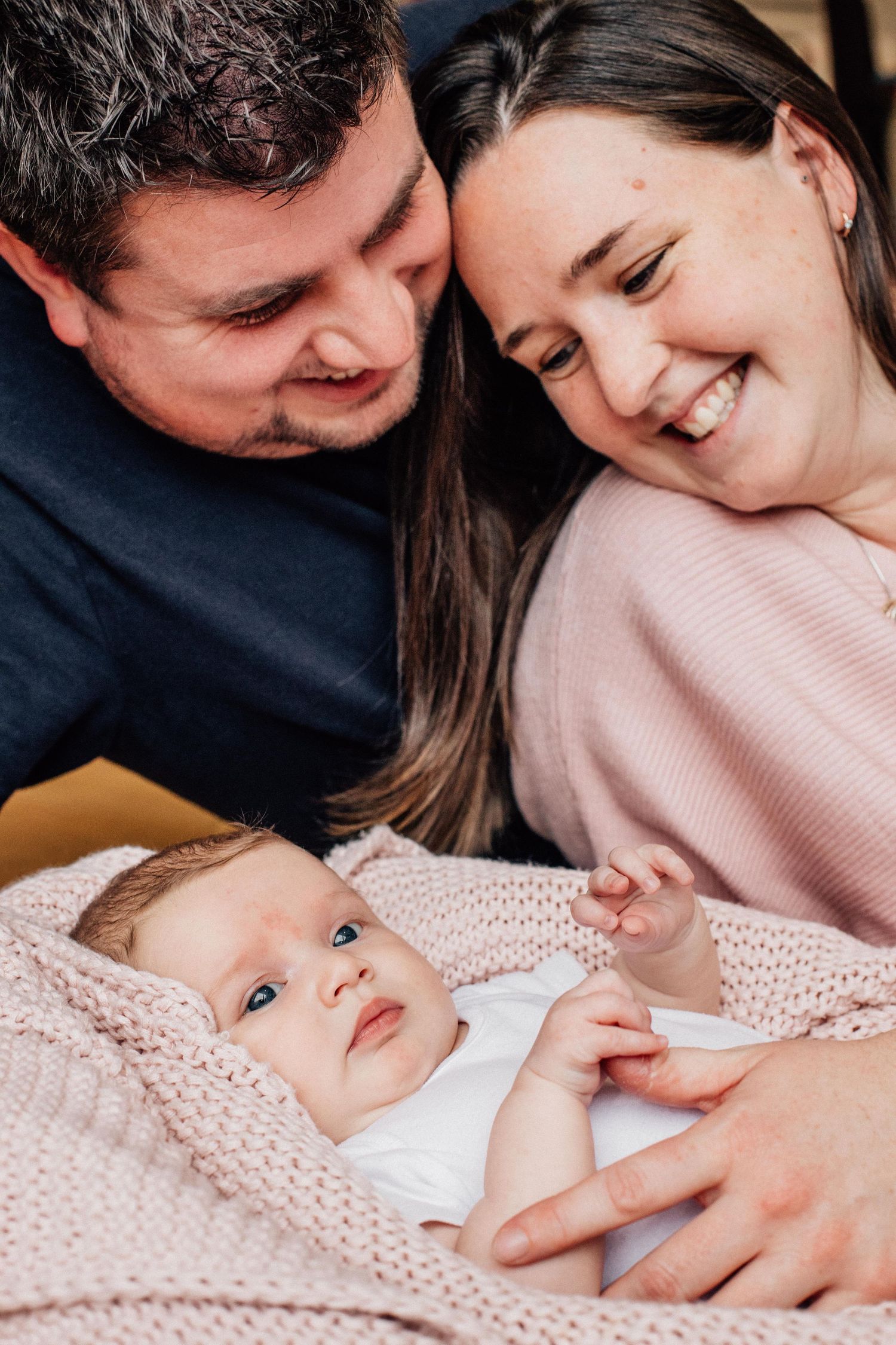 newborn family picture