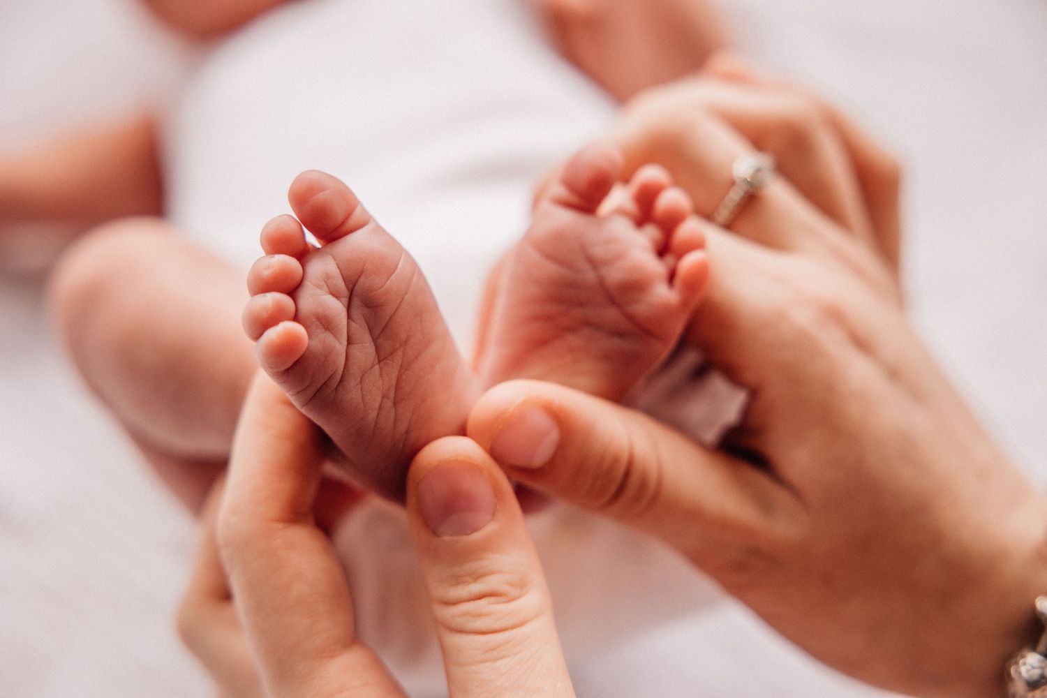 newborn baby feet