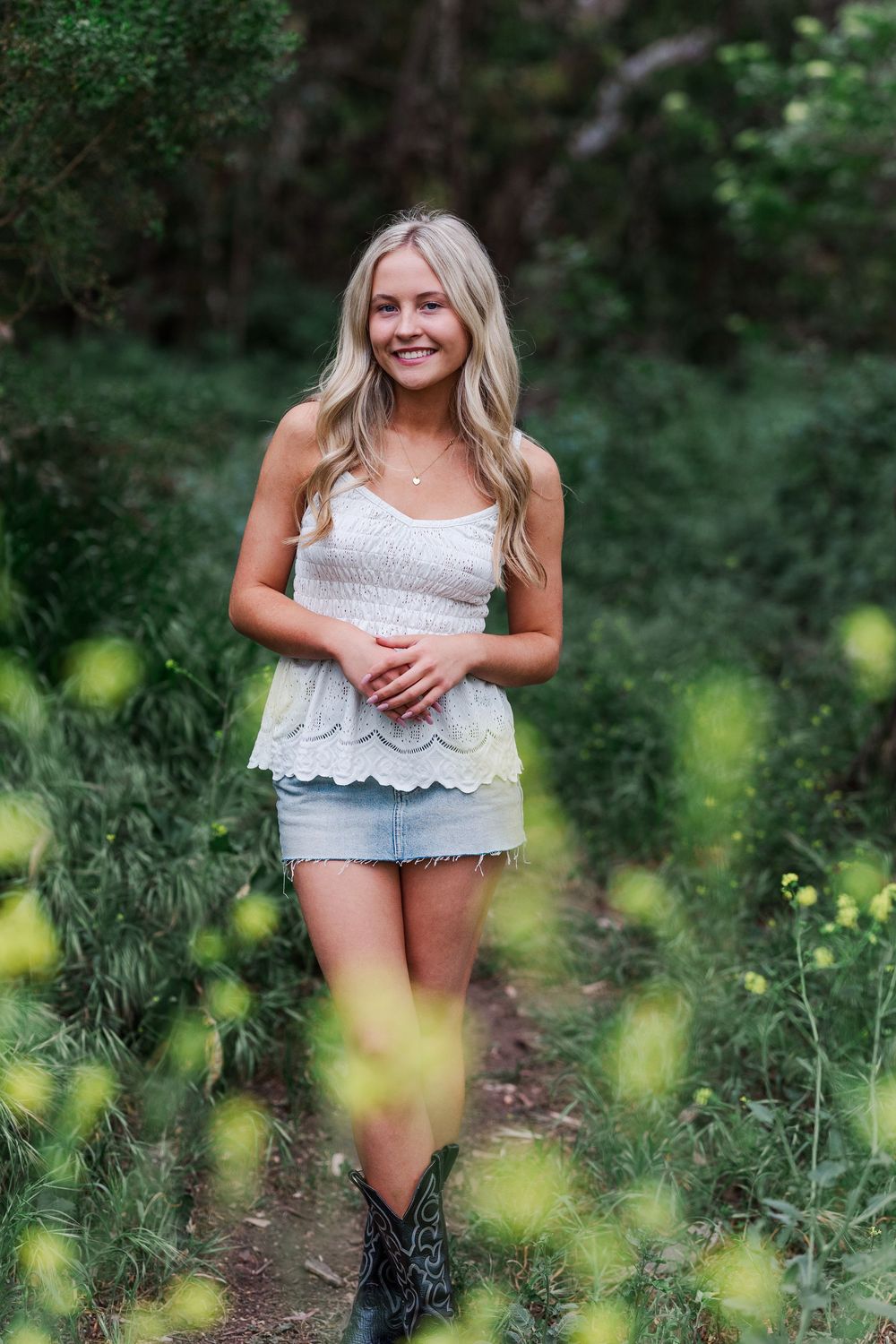 Outdoor senior portraits in Ventura with personality-driven poses and vibrant, natural light