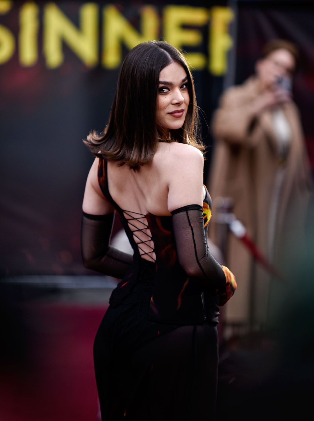 Hailee Steinfield attends Sinners European Movie Premiere at London's Leicester square