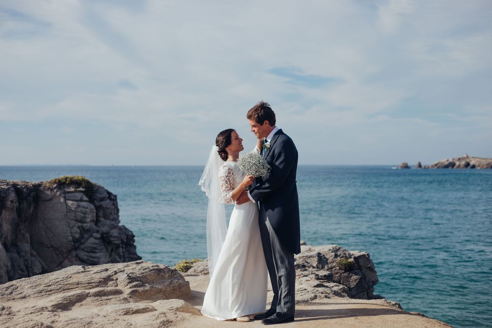Photographe mariage Bretagne Plage Mer Rennes Louise de Vallavieille
