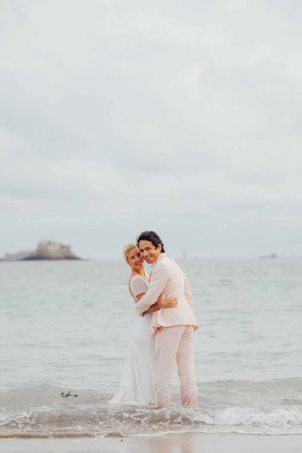 Photographe mariage Bretagne Plage Mer Rennes Louise de Vallavieille