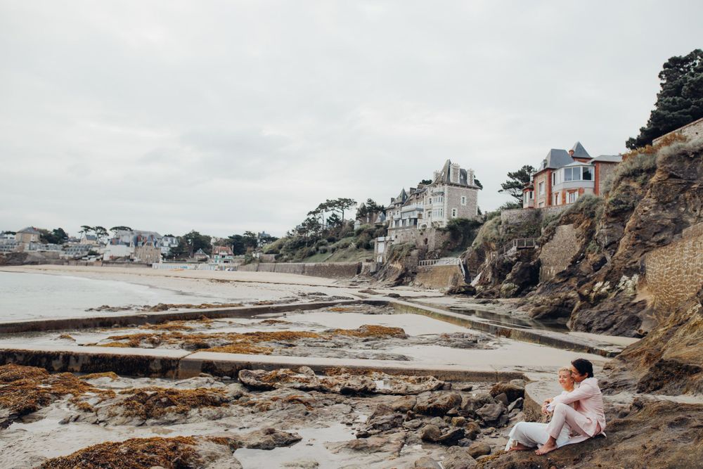 Photographe mariage Bretagne Plage Mer Rennes Louise de Vallavieille