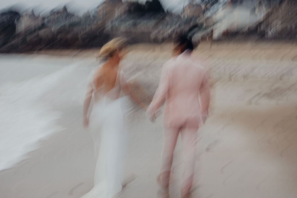 Photographe mariage Bretagne Plage Mer Rennes Louise de Vallavieille