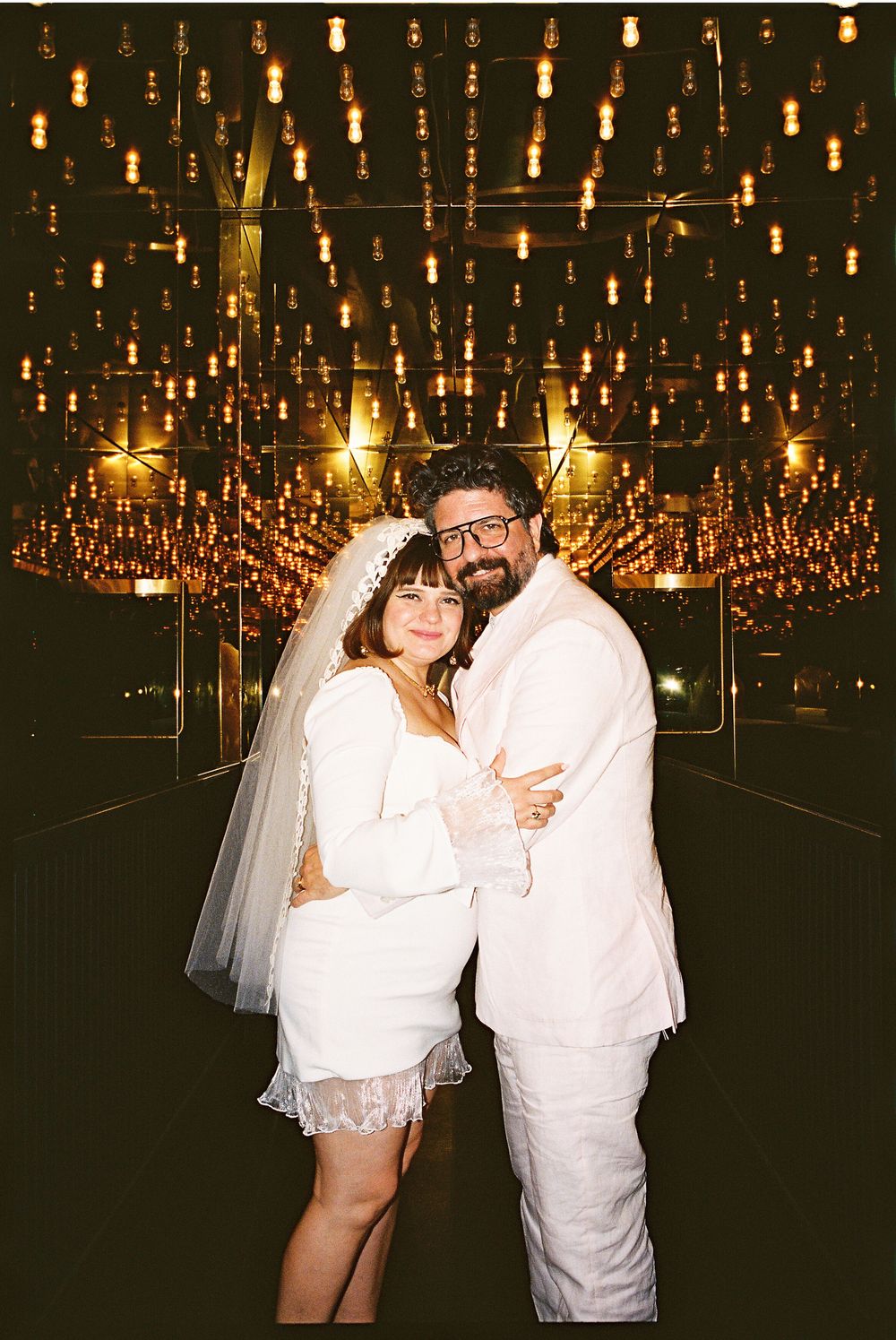Las Vegas elopement on 35mm film