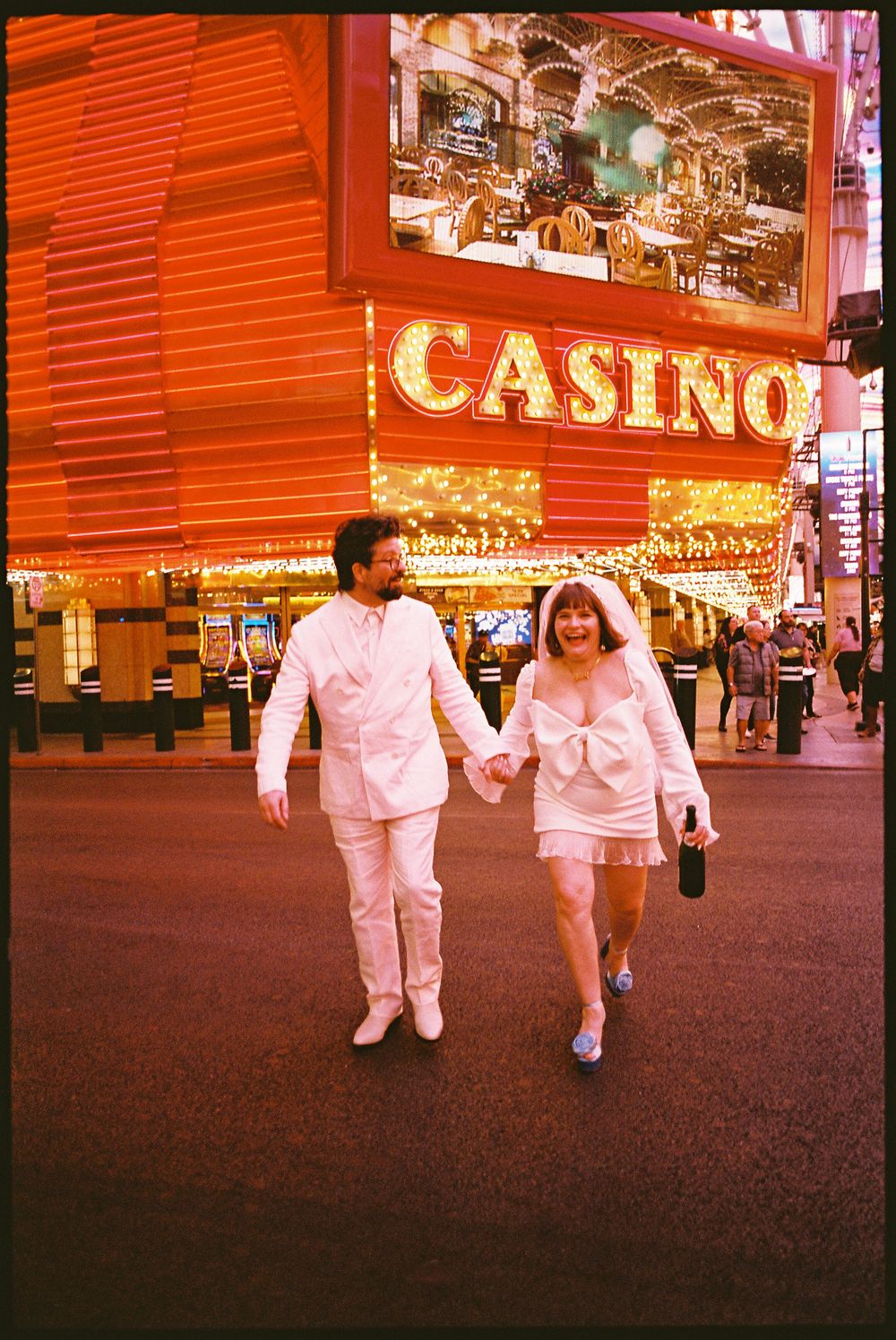 Las Vegas elopement on 35mm film