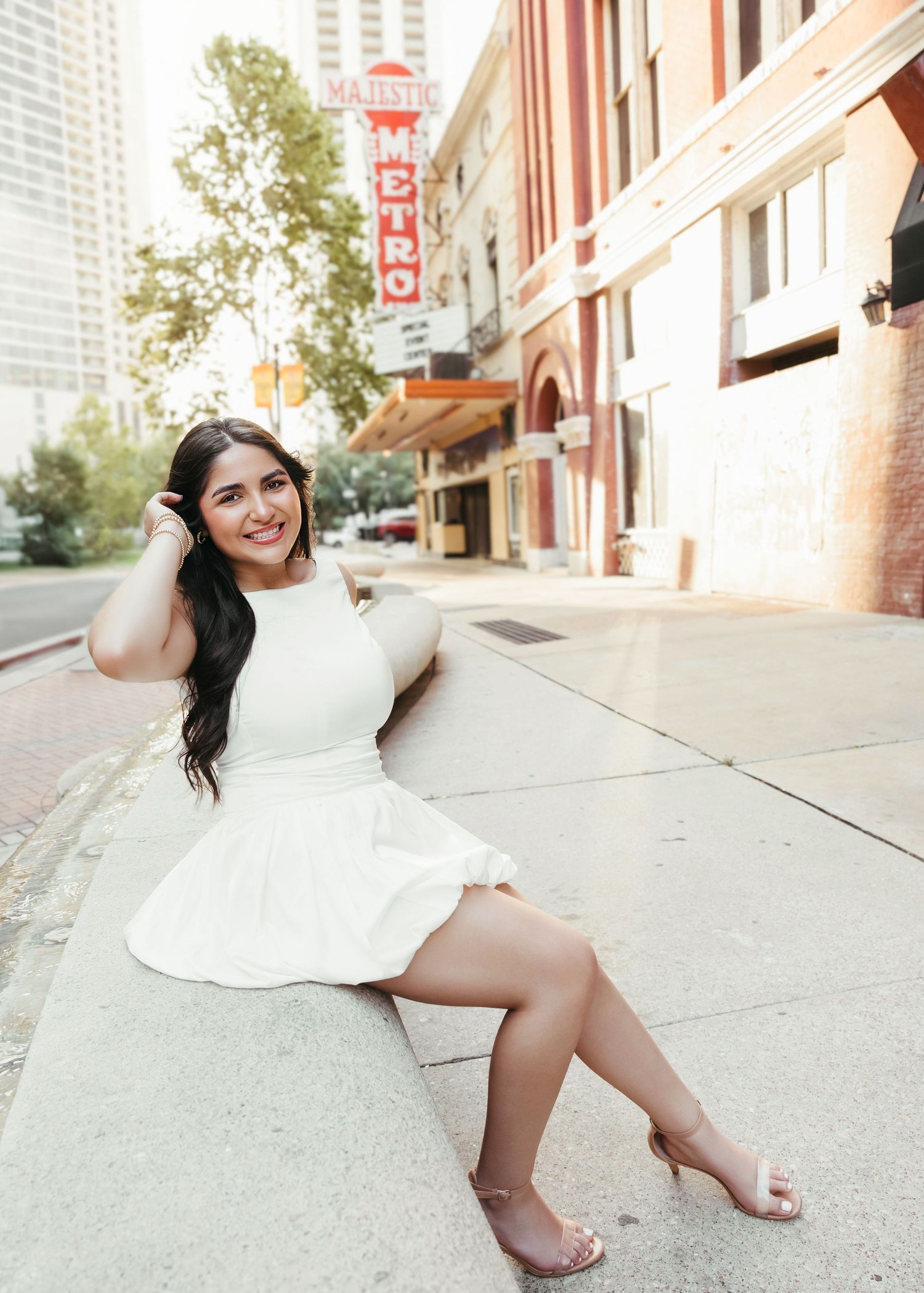 Houston senior photographer editorial style portraits