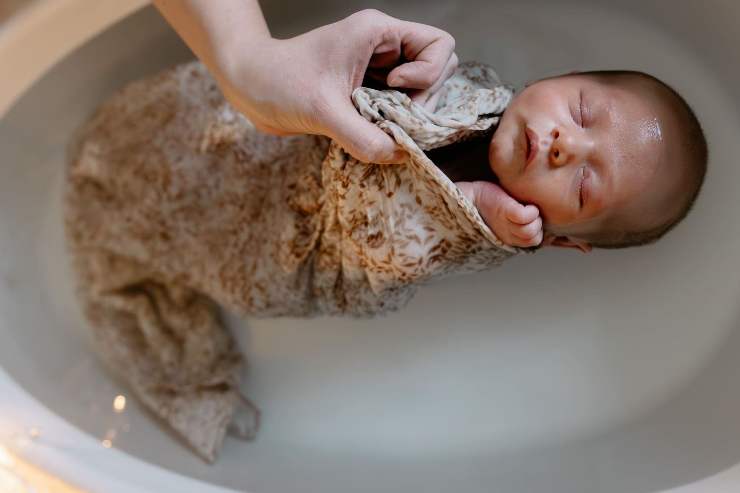 bébé apaisé bain thalasso reportage photo aquatique yvelines