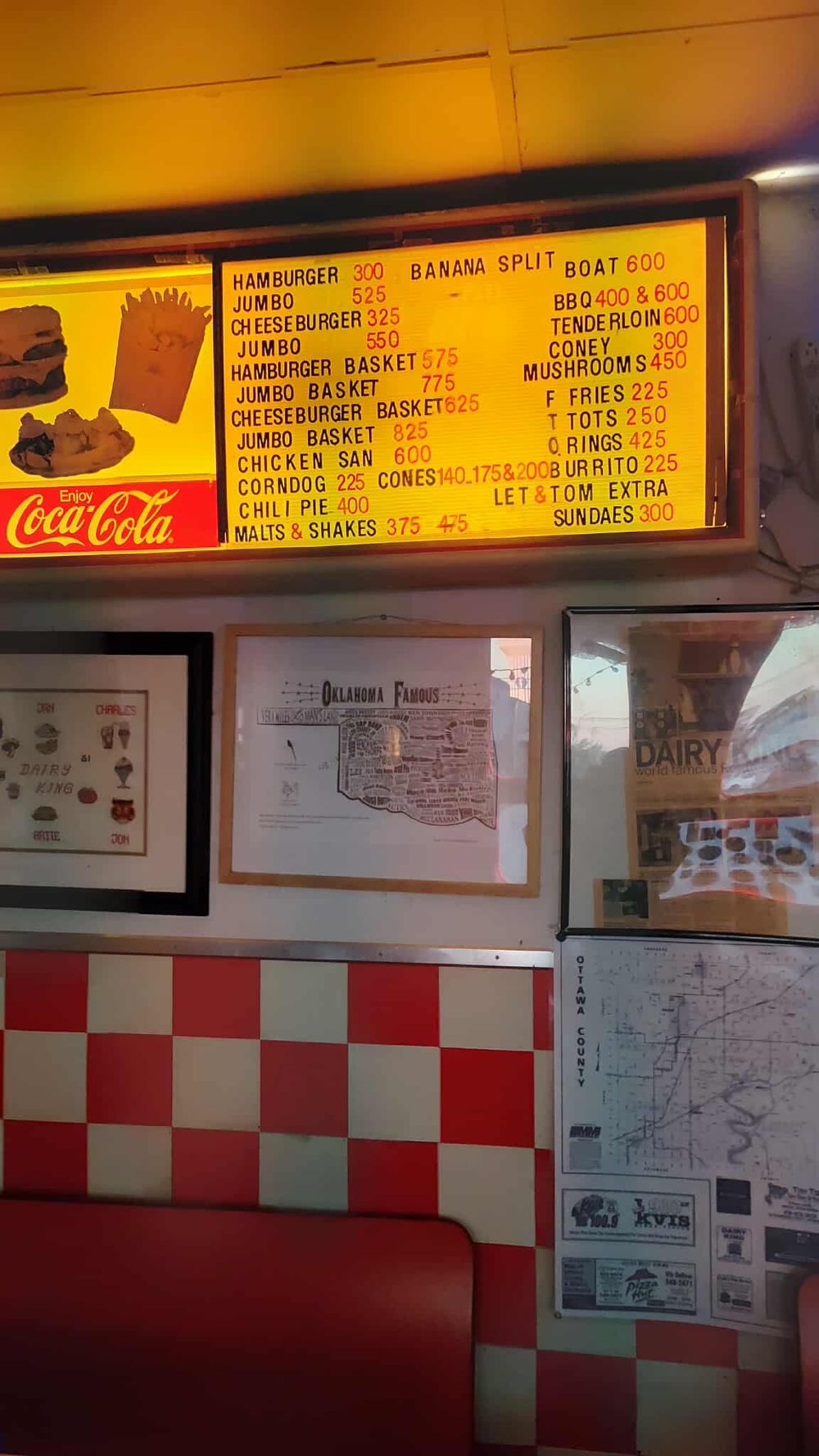 Dairy King Route 66 Commerce Oklahoma