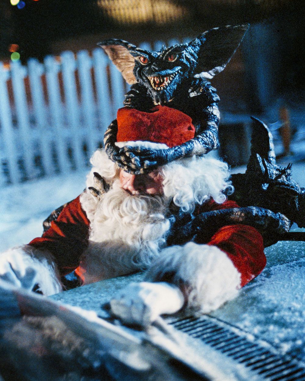 Dave Meyers as Santa Claus in Gremlins