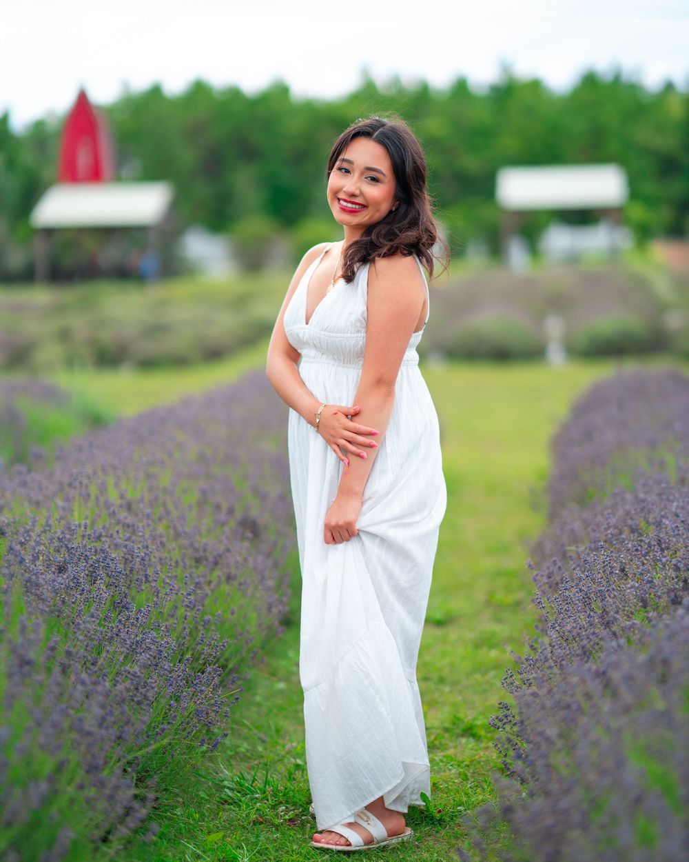 Senior photos at Washington Island by Green Bay Photographer.  Lavender Field photos.
