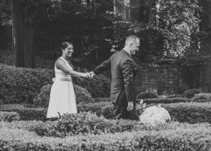 Couple posing for wedding photography captured by southern Maryland wedding photographer Mallory Bramlett.