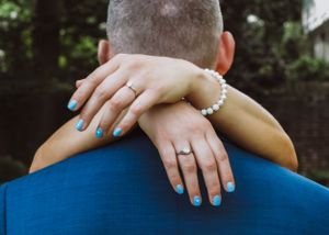 Couple posing for wedding photography captured by Maryland wedding photographer Mallory Bramlett.