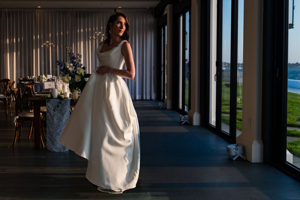 South County photographer at Belle Mer summer wedding Newport Rhode Island 
Authentic candid photographer
Golden Hour sunset photos