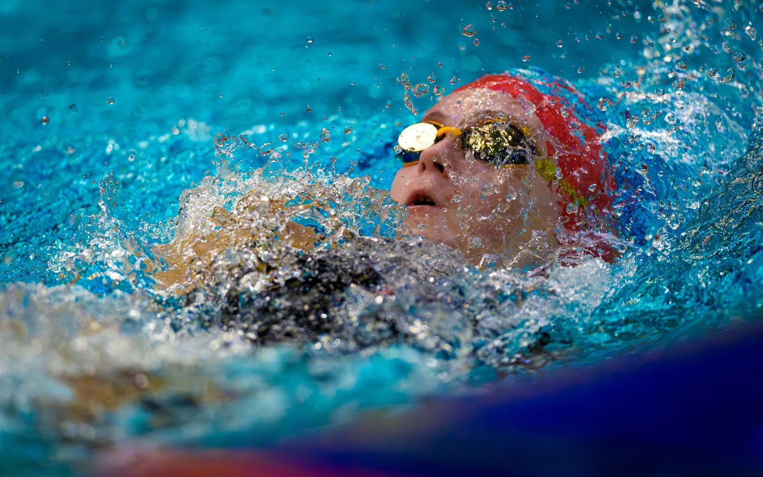 Cumberland Valley Swimming meet races and diving performances by SportsFox Photography, Mechanicsburg PA