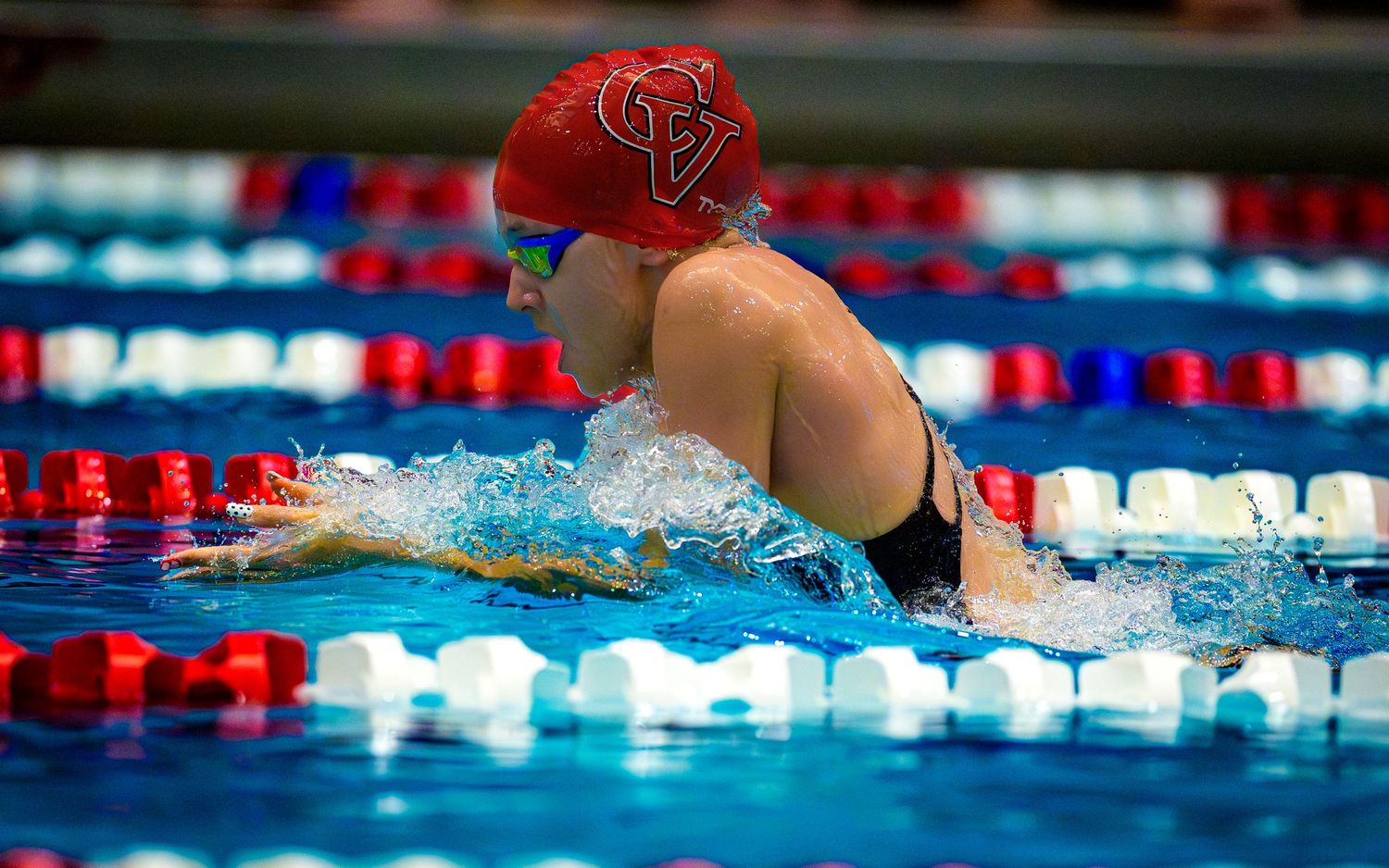 Cumberland Valley Swimming meet races and diving performances by SportsFox Photography, Mechanicsburg PA