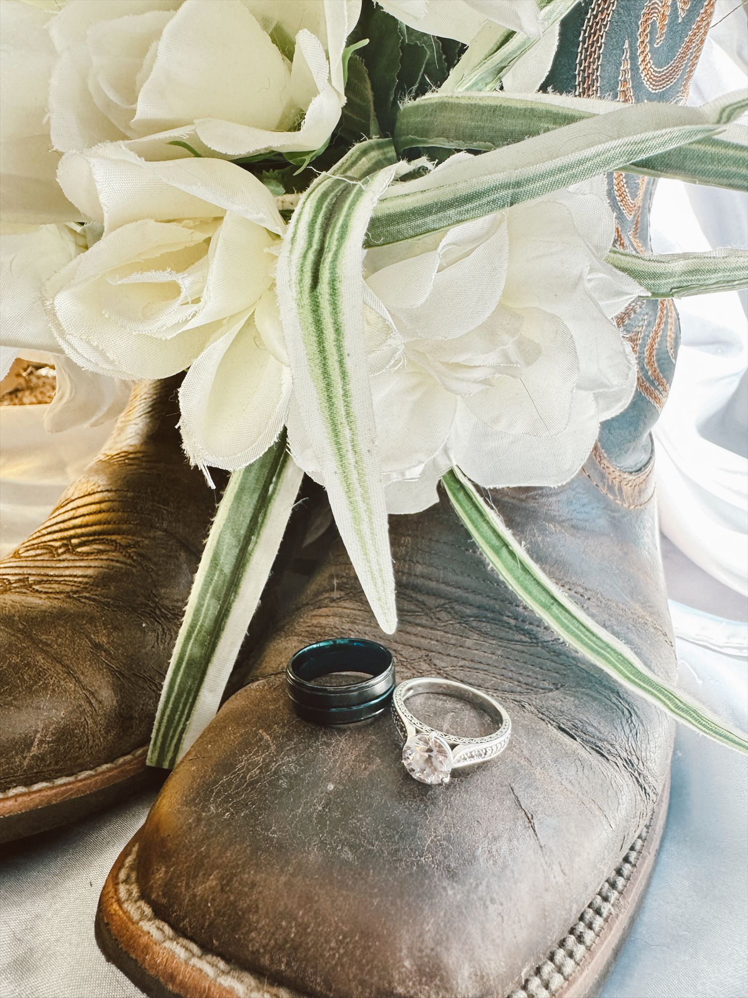 Montana wedding detail flat lay styled by Setti Robson