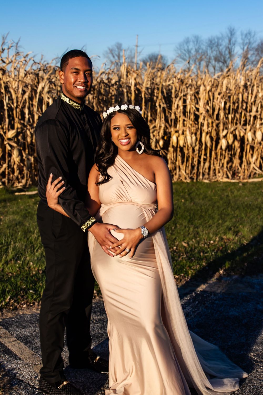 Couple Portrait at Baby Shower