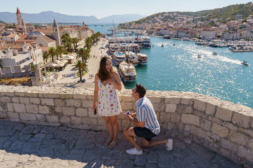 Proposal in Trogir, Croatia