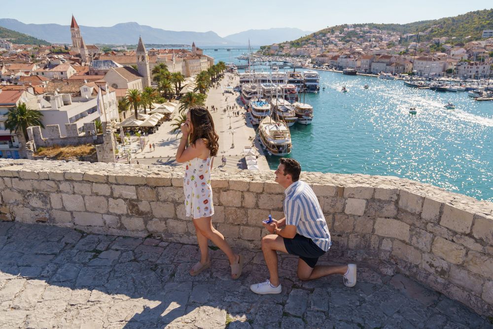 Proposal in Trogir, Croatia Split Photo Agency