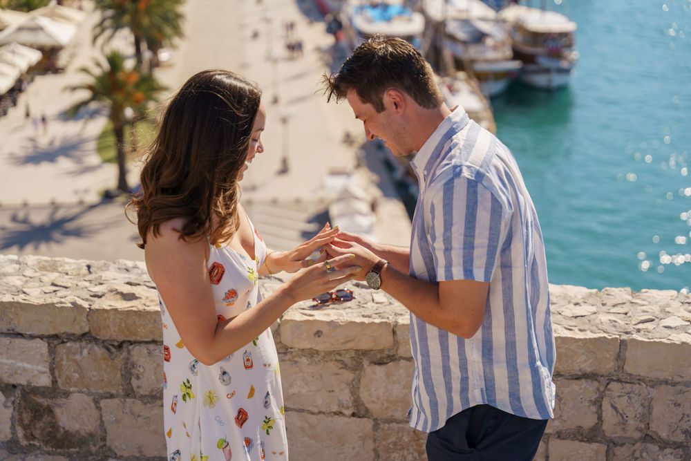 Proposal in Trogir, Croatia Split Photo Agency