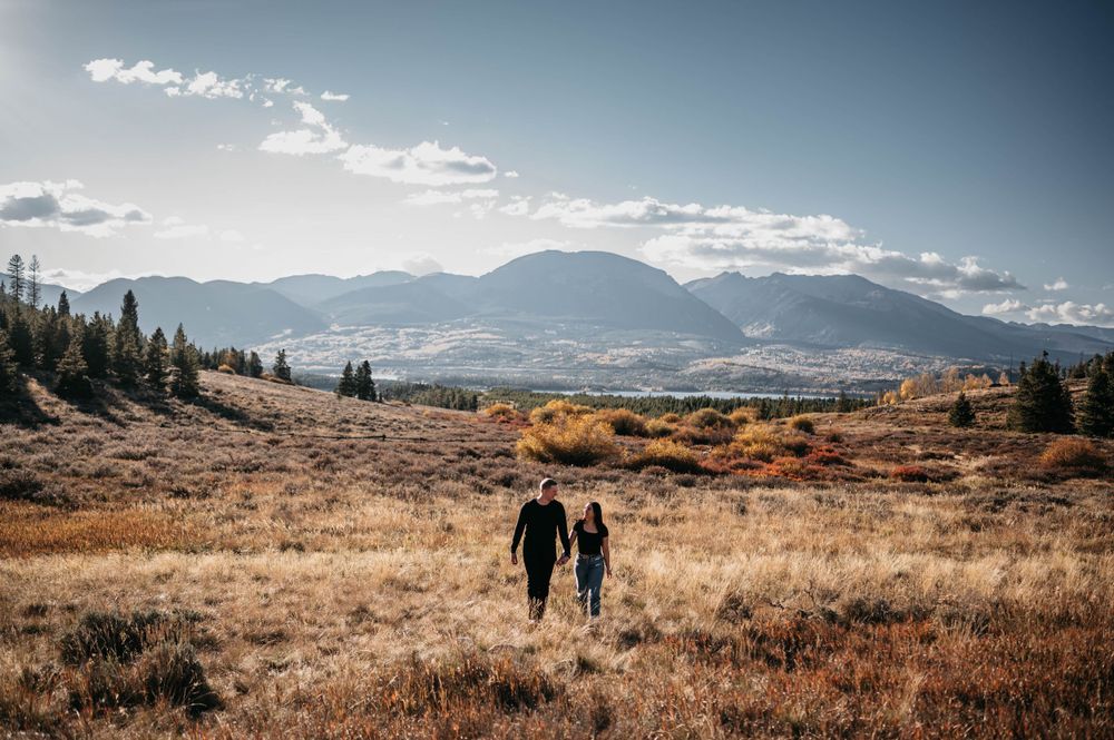 Engagement photography in Dillon, Colorado. Photographer.