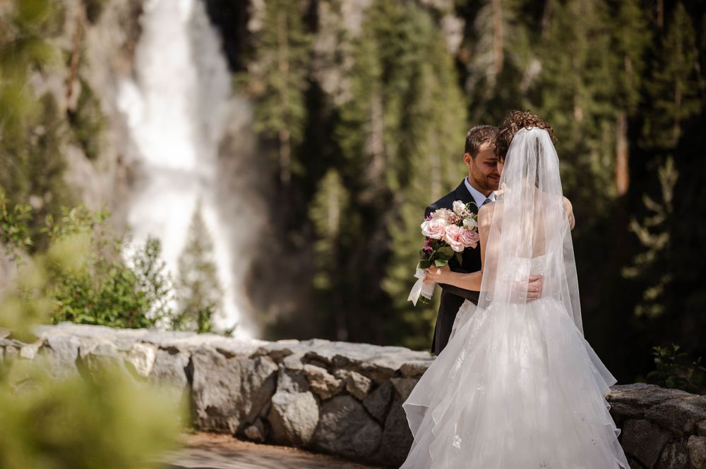 Fish Creek falls wedding photography. Steamboat Springs, Colorado.