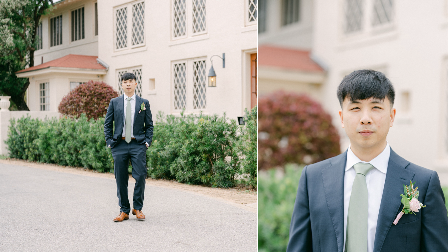 Annie Strever Editorial Fine Art Wedding Photography Laguna Gloria The Contemporary Austin Texas Elopement Italian Groom