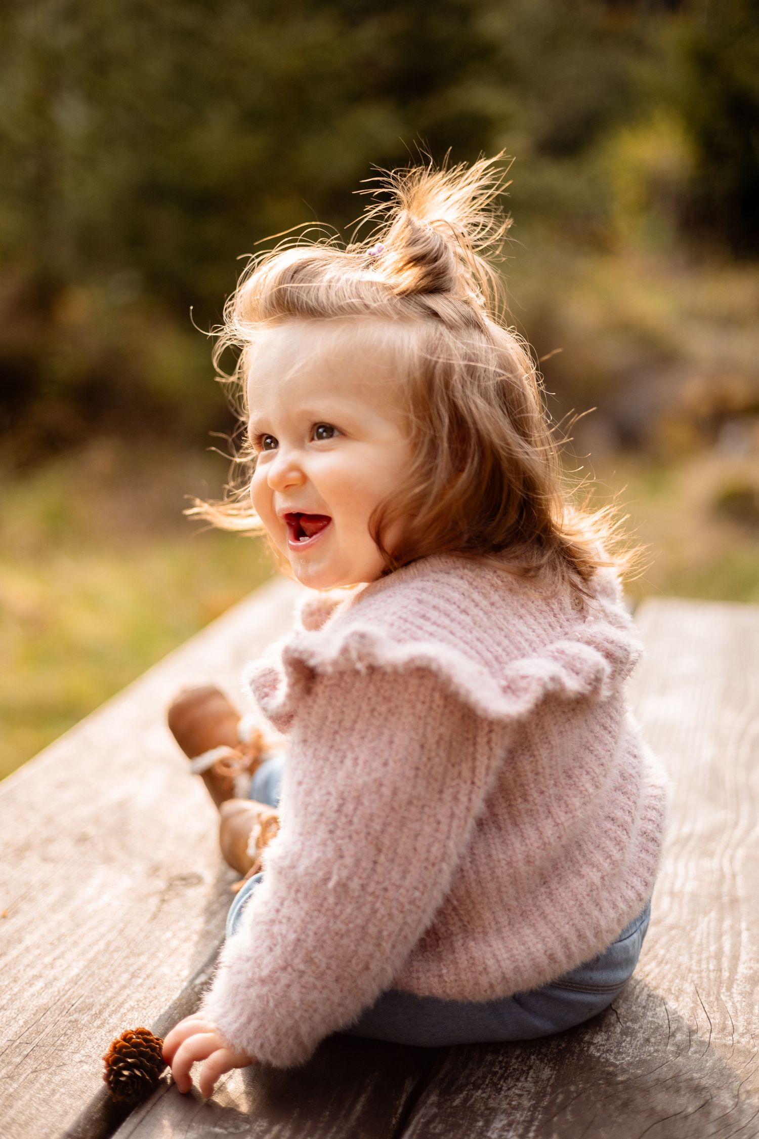 shooting enfant forêt
