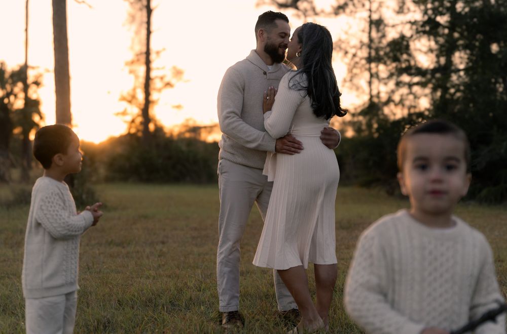 Family of four photo shoot