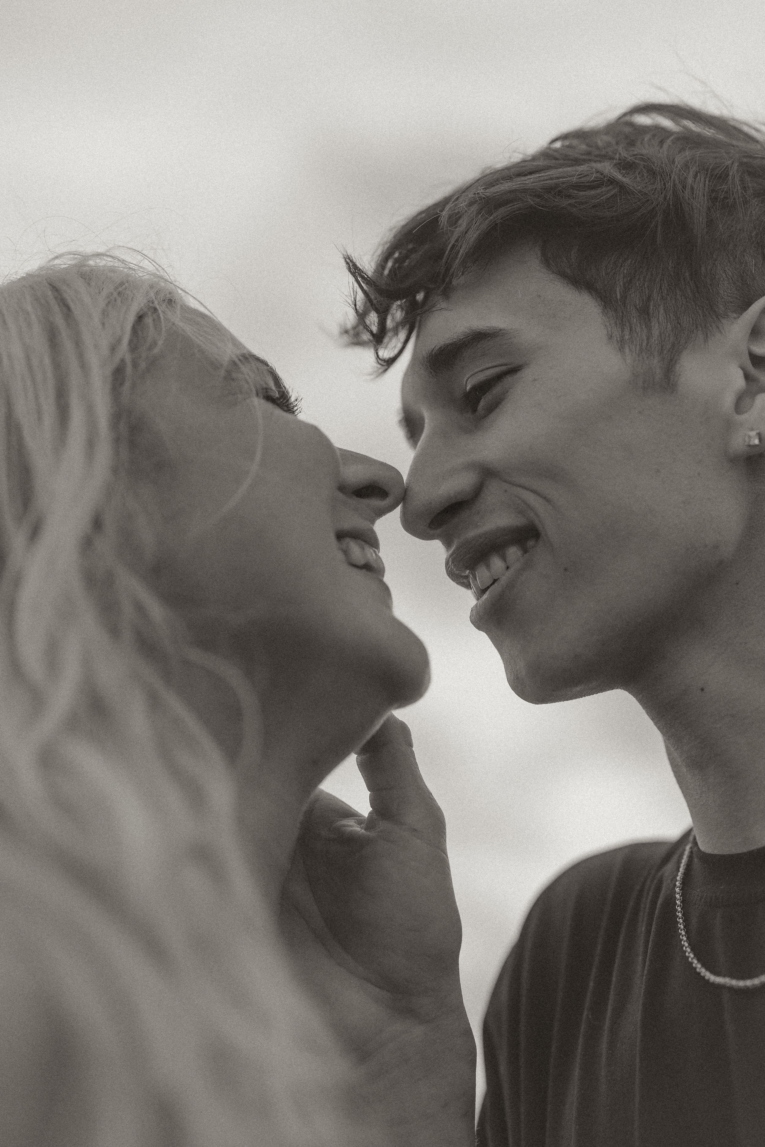 black and white couples photo