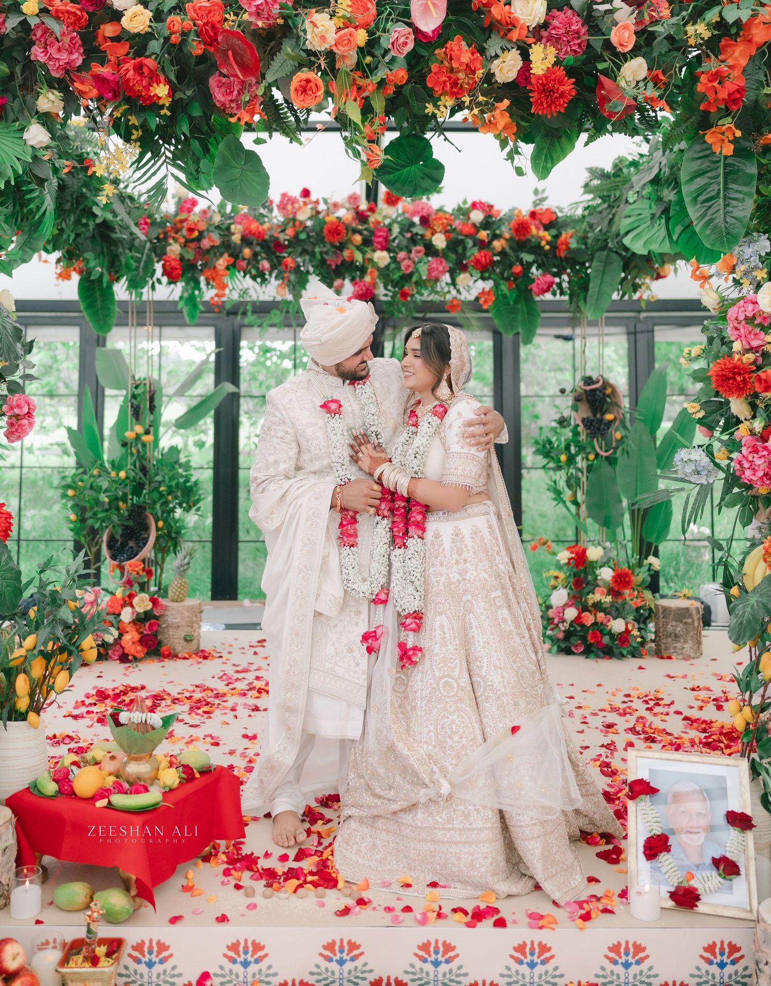 Cinematic Indian wedding venue photography in London