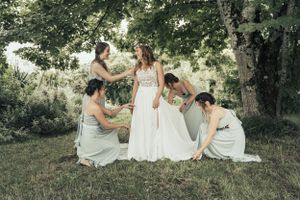 a photo of Nicolas Gorrens, professional wedding photographer, during a wedding in France. professioneel trouwfotograaf