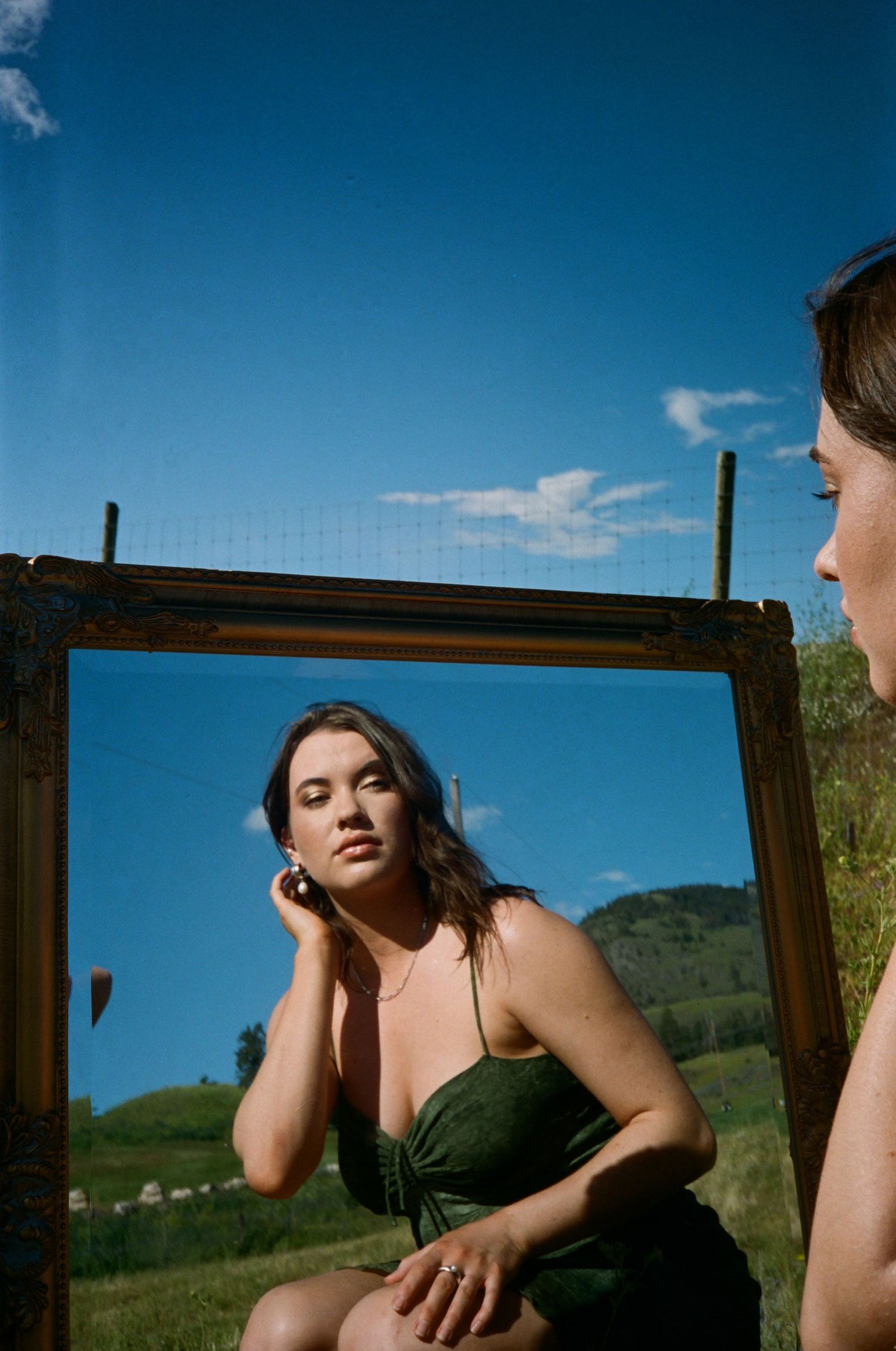 High-end editorial makeup and portrait photography by professional Kelowna makeup artist.