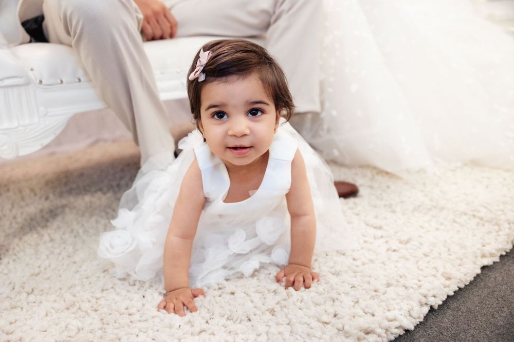 Baby at wedding, the Beaverwood
